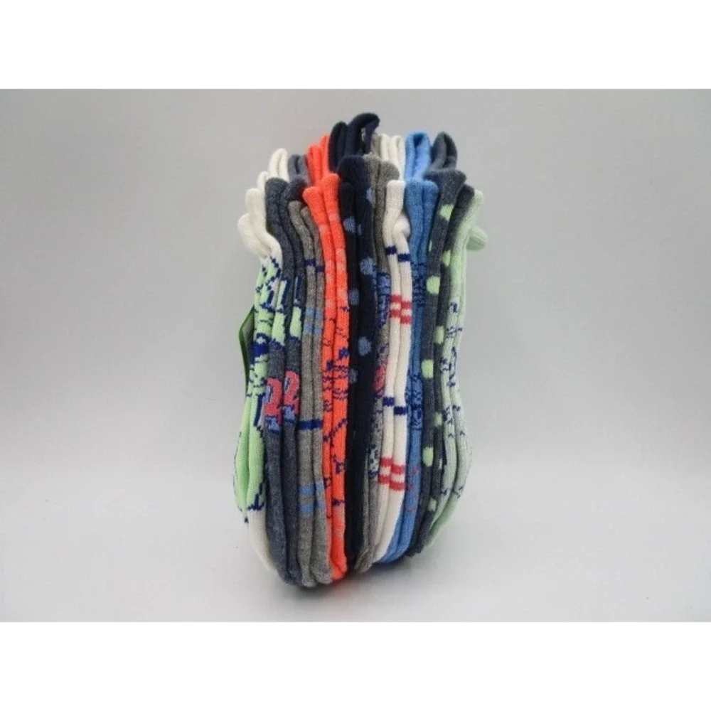 Disney Stitch White Multi 10 Pairs Women's No Show Socks Size 4-10 Lilo & Stitch